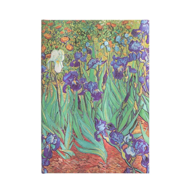 Van Gogh’s Irises Midi Unlined Hardcover Journal