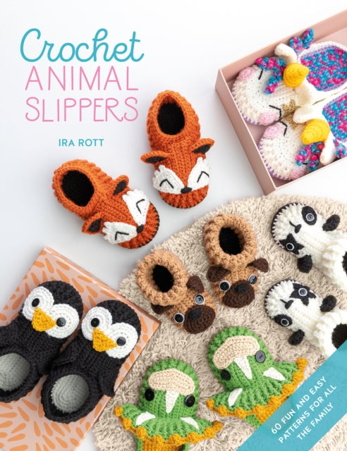 CROCHET ANIMAL SLIPPERS