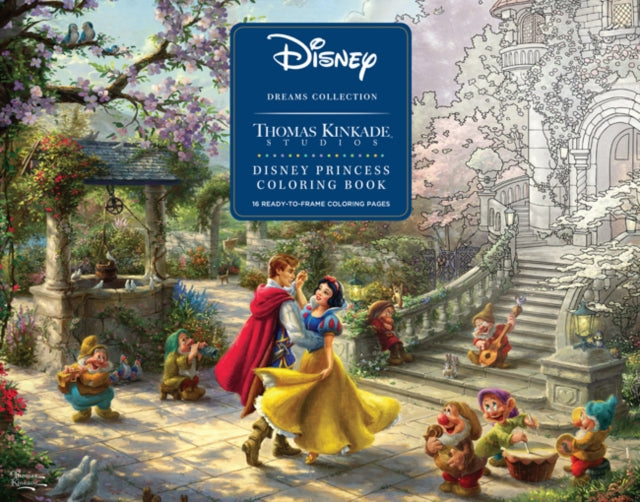 Disney Dreams Collection Thomas Kinkade Studios Disney Princess Coloring Book