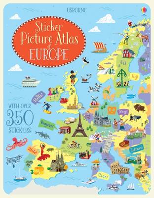 STICKER PICTURE ATLAS OF EUROPE