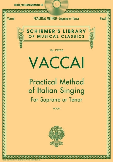 Practical Method of Italian Singing