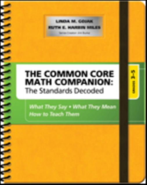 Common Core Mathematics Companion: The Standards Decoded, Grades 3-5