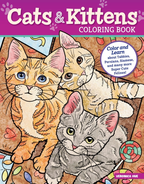 Cats and Kittens Coloring Book