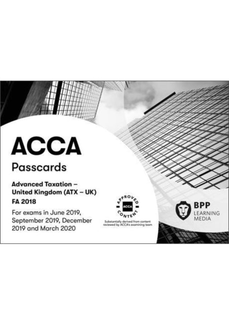 ACCA Advanced Taxation FA2018 - Passcards