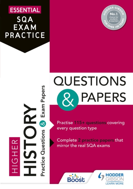 Essential SQA Exam Practice: Higher History Questions and Papers