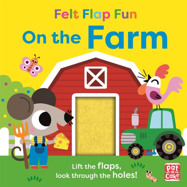 Felt Flap Fun: On the Farm - Board book with felt flaps