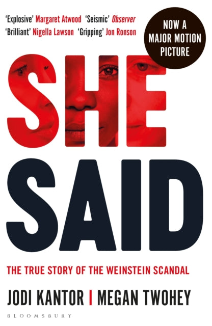 She Said - The New York Times bestseller from the journalists who broke the Harvey Weinstein story