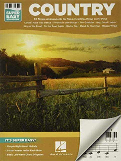 COUNTRY SUPER EASY SONGBOOK