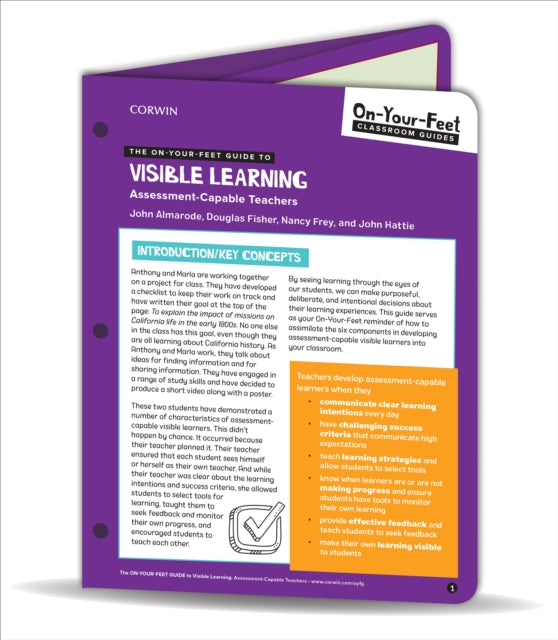 On-Your-Feet Guide to Visible Learning