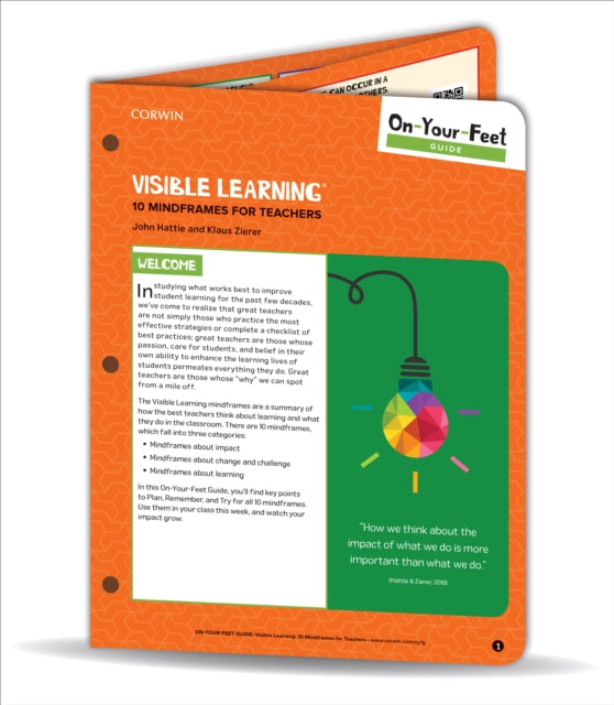 On-Your-Feet Guide: Visible Learning - 10 Mindframes for Teachers