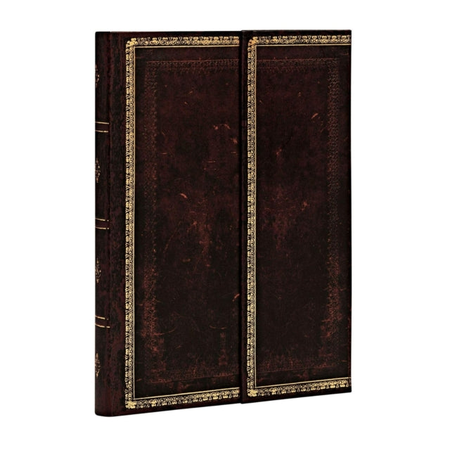 Black Moroccan (Old Leather Collection) Mini Lined Journal