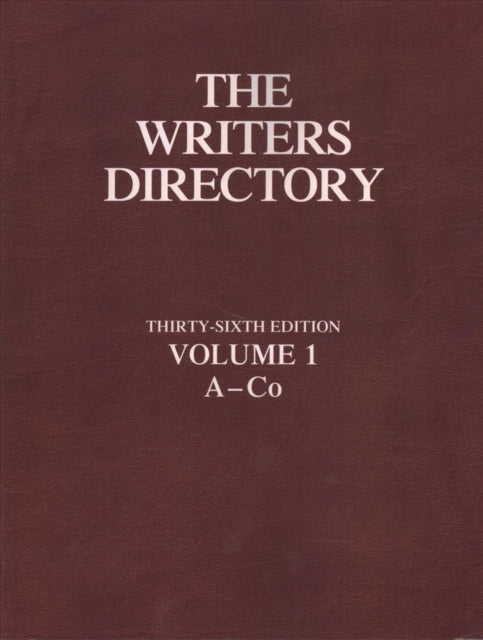 Writers Directory - 6 Volume Set 36th Edition