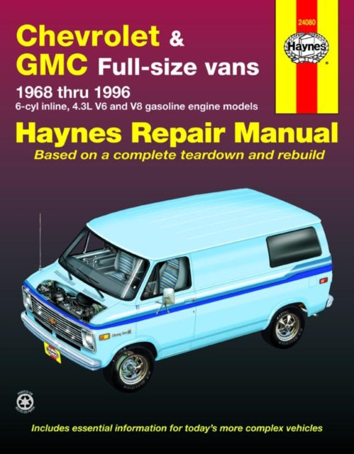 Chevrolet & GMC full-size petrol vans (1968-1996) Haynes Repair Manual (USA)