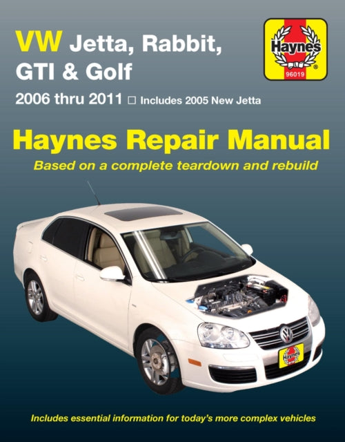 Volkswagen VW Jetta, Rabbit, GTI & Golf covering New Jetta (05), Jetta (06-11), GLI (06-09), Rabbit (06-09), GTI 2.0L (06), GTI (07-11) & Golf (10-11) Haynes Repair Manual (USA)