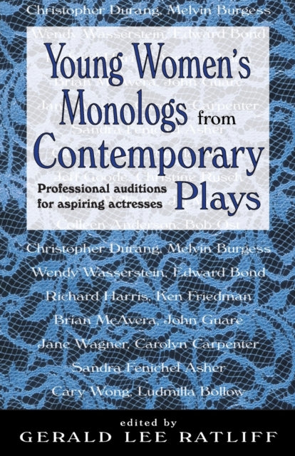 Young Women'S Monologs From Contemporary Plays: Professional Auditions for Aspiring Actresses
