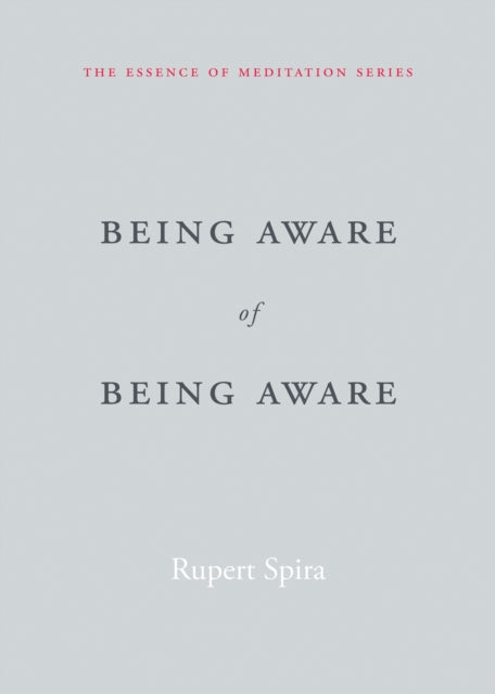 Being Aware of Being Aware: The Essence of Meditation, Volume 1