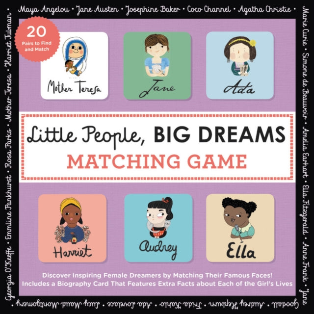 Little People, BIG DREAMS Matching Game - Put Your Brain to the Test with All the Girls of the Little People, BIG DREAMS Series!