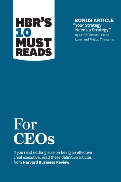 HBR`S 10 MUST READS FOR CEOS