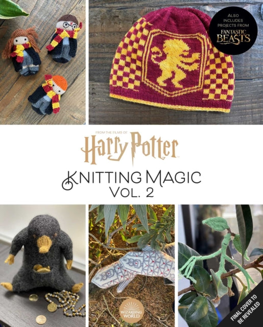 Harry Potter: Knitting Magic: More Patterns From Hogwarts and Beyond - An Official Harry Potter Knitting Book (Harry Potter Craft Books, Knitting Books)
