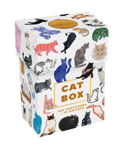 Cat Box - 100 Postcards by 10 Artists