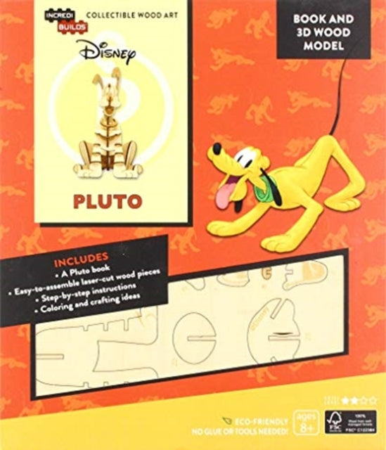 IncrediBuilds: Disney: Pluto Book and 3D Wood Model