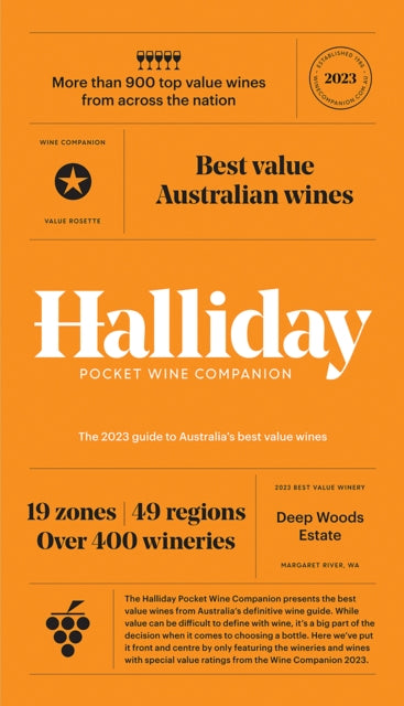 Halliday Pocket Wine Companion 2023 - The 2023 Guide to Australia's Best Value Wines