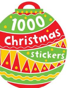 1000 CHRISTMAS STICKERS