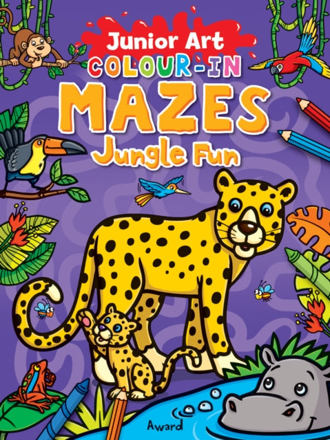 Colour-In Mazes Jungle Fun
