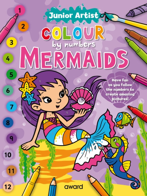 Junior Artist Colour By Numbers: Mermaids