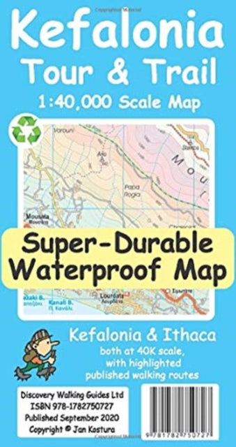 Kefalonia Tour and Trail Map