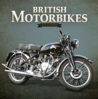 BRITISH MOTORBIKES WALL: 12X12