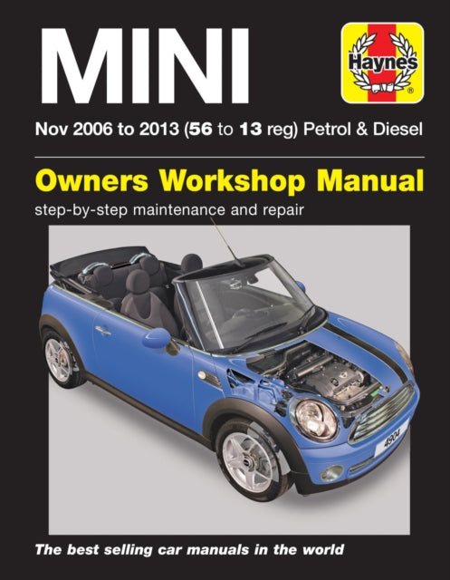 MINI Petrol & Diesel (Nov 06 - 13) Haynes Repair Manual