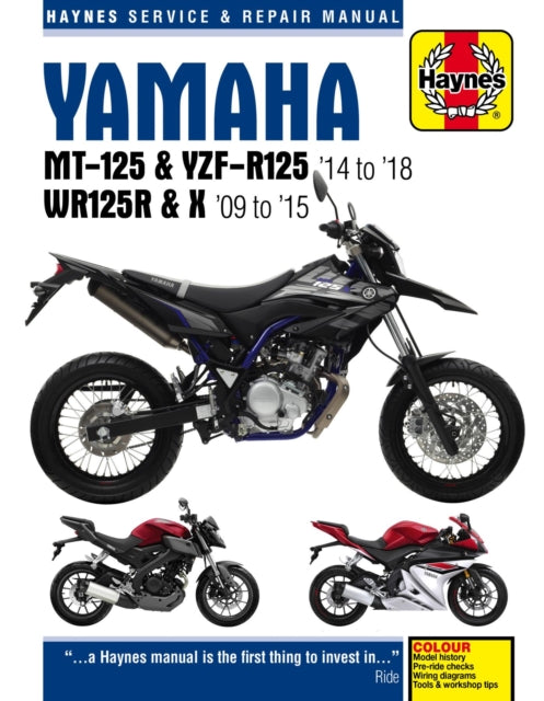 Yamaha MT-125 & YZF-R125 (14-18), WR125R/X (09-15)