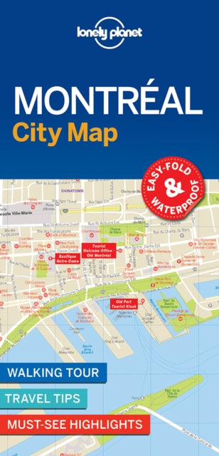 Lonely Planet Montreal City Map