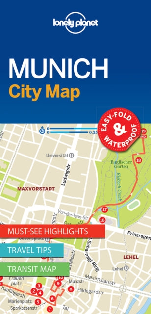 Lonely Planet Munich City Map