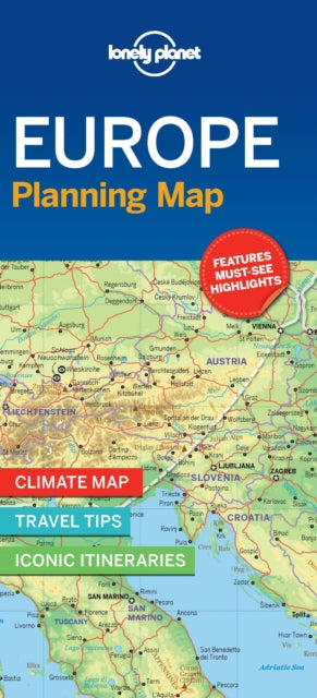 Lonely Planet Europe Planning Map