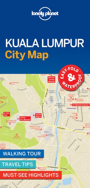 Lonely Planet Kuala Lumpur City Map