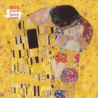 Puzzle Gustav Klimt: The Kiss, 1000 kosov
