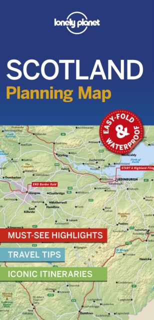 Lonely Planet Scotland Planning Map