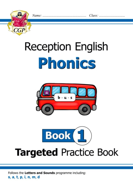 Reception English Phonics Targeted Practice Book - Book 1