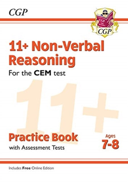 11+ CEM Non-Verbal Reasoning Practice Book & Assessment Tests - Ages 7-8 (with Online Edition)