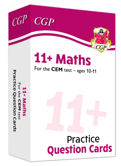 11+ CEM Maths Revision Question Cards - Ages 10-11