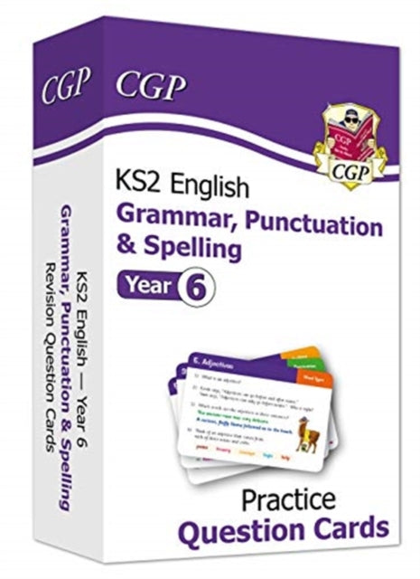 KS2 English Year 6 Practice Question Cards: Grammar, Punctuation & Spelling