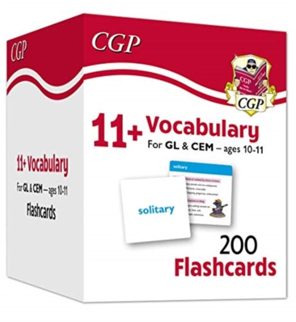 11+ Vocabulary Flashcards for Ages 10-11 - Pack 1