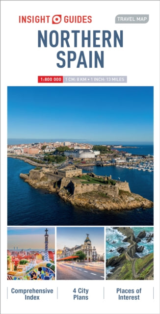 Insight Guides Travel Map Northern Spain (Insight Maps)