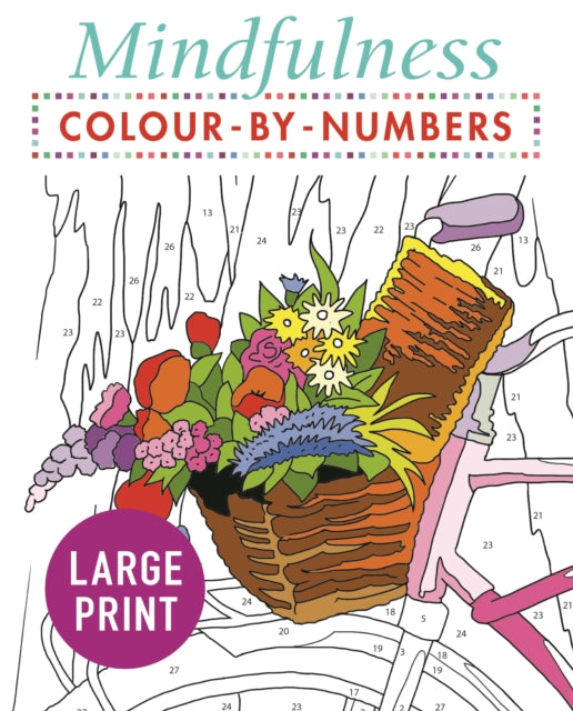 Mindfulness Colour-by-Numbers Large Print