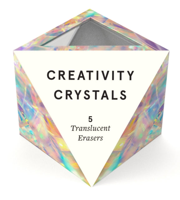 Creativity Crystals - 5 Translucent Erasers