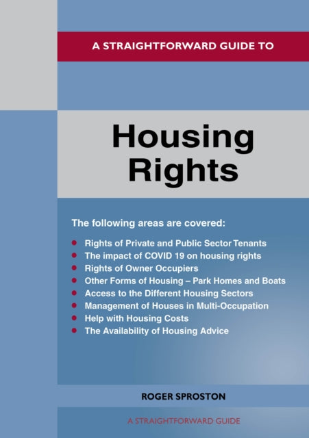 A Straightforward Guide To Housing Rights - Revised Edition - 2022