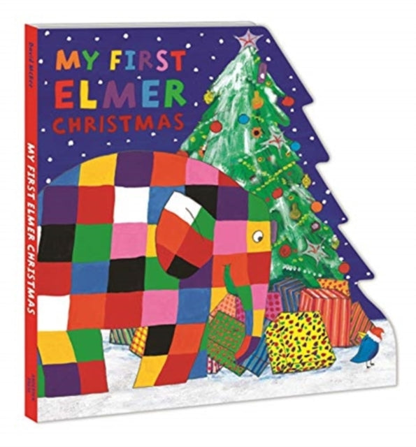 My First Elmer Christmas - Shaped Board Book
