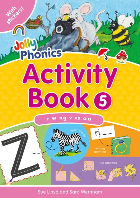 Jolly Phonics Activity Book 5: in Precursive Letters (BE)